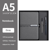 Nouveauté 2026 : Carnet et stylo en cuir PU gaufré, personnalisables avec le logo de votre entreprise – Coffret cadeau promotionnel