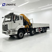 Camion-grue articulé HOWO NX 8x4 16 tonnes, camion-grue lourd avec boîte de vitesses manuelle, moteur 400 CV, pompe hydraulique