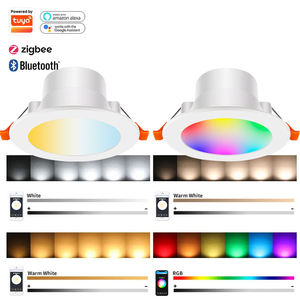 10w 20w Anti Glare Aluminum <strong>Zigbee</strong> Downlight Adjustable 2700k-6500k Smart Recessed Light Tuya App Smart Controlled Cob Spotlight - Product Image 2