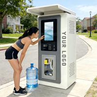 Máquina Expendedora Automática de Agua Pura con Tecnología de Ósmosis Inversa, ATM Comercial de Recarga de Agua para Venta de Autoservicio