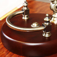 Lampes de bureau vintage américaines à LED pour l'étude/le travail/la lecture, lampe de chevet verte pour la décoration de la chambre à coucher