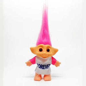 Poupées <span class=keywords><strong>troll</strong></span> miniatures de 10 cm avec <span class=keywords><strong>cheveux</strong></span> et vêtements colorés, <span class=keywords><strong>jouet</strong></span> cadeau pour enfants - Product Image 4