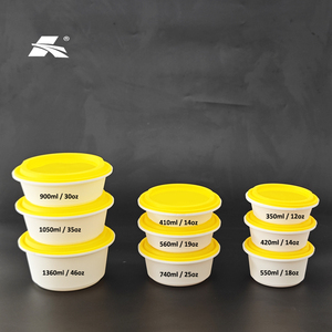 Qianhe 12oz-46oz microwavable dùng một lần Bento Hộp Ăn Trưa an toàn nhựa bữa ăn chuẩn bị thực phẩm <span class=keywords><strong>container</strong></span> với khóa nắp cho lấy đi - Product Image 4