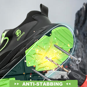 男士 6KV 绝缘安全鞋，钢头户外工作靴，适用于工厂仓库使用 - Product Image 4