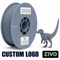 Filamen PLA Merek ZIVO Kustom 1.75mm 1KG Spool Pabrik OEM Grosir Printer 3D Pesanan Jumlah Besar Harga Grosir Cepat