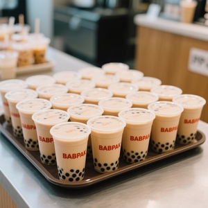 Eco-Friendly Disposable Split Boba Tea <b>Cups</b> Custom Boba <b>Cups</b> for Cafes and Restaurants for Bubble Tea and Iced Coffee - Product Image 6
