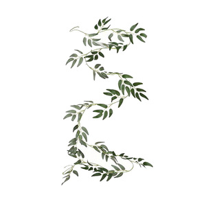 Artificial Willow Vine <b>Wall</b> Hanging 2.04m Silk <b>Flower</b> High Simulation Leaves Indoor Home <b>Decor</b> Wedding Photography Props - Product Image 5