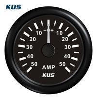 Jauge d'ampèremètre KUS SEA-V Series 52 mm, jauges automobiles 12 V/24 V pour bateau universel