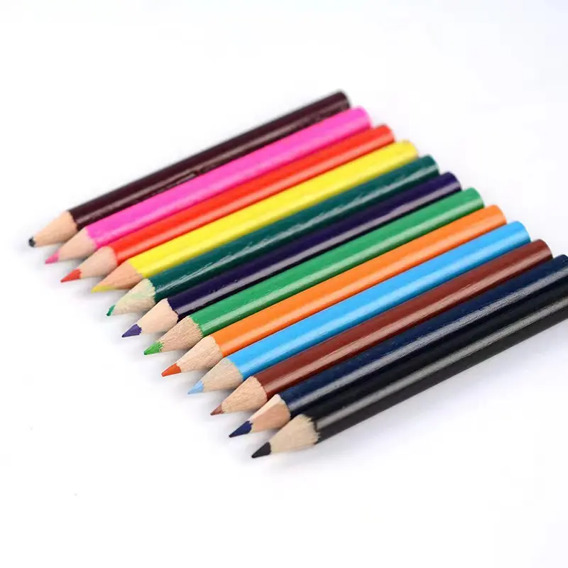 Lápices de colores personalizados al por mayor Juego de lápices de colores de dibujo de artista infantil bonitos lápices de colores