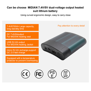 Gilet thermique en duvet de canard MIDIAN 5 Zones - Product Image 4