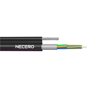 <span class=keywords><strong>Cable</strong></span> de <span class=keywords><strong>Fibra</strong></span> Óptica GYTC8A de 2-288 Hilos, Autoportante, para Exteriores, con Alambre de Acero o FRP, G657, FTTH - Product Image 1