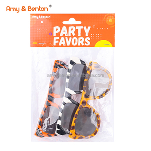 ジャングルアニマルサングラスグラスキッズサングラスパーティーの好意ワイルドガールボーイアイウェアタイガーゼブラチーターグラス誕生日パーティー用 - Product Image 6