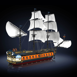 Mould King 13192 Imperial Escort Ship modelo bloques de construcción ladrillos juguetes 3580 Uds Barco Pirata modelo conjunto de bloques de construcción - Product Image 4