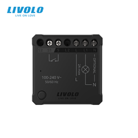 Module variateur LIVOLO 1 canal encastré certifié CE HomeKit Tuya, relais sans scintillement 0-100% à variation continue pour interrupteur mécanique LED