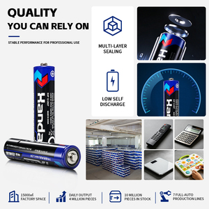 cuanen Factory Price 1.5V AAA Size Carbon Zinc <b>Battery</b> for <b>Clocks</b> Remotes and Toys IEC Standard - Product Image 1