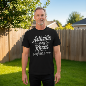 Camiseta con diseño de humor para adultos, diseño unisex, para artritis en las rodillas, unisex - Product Image 3
