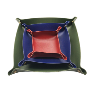 กล่องเก็บของหนัง PU ลายโลโก้ตามสั่ง สไตล์นอร์ดิก สำหรับวางบนโต๊ะหรือทางเข้าบ้าน ใส่กุญแจและเครื่องประดับ มีหลายสี - Product Image 4