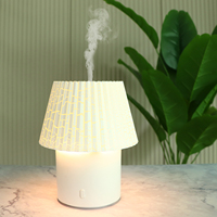 Diffuseur d'arômes et humidificateur d'huiles essentielles LED connecté, en plastique ABS+PP, 160 ml, design élégant