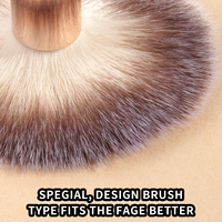 MAANGE Vente en gros de pinceaux de maquillage personnalisés avec logo OEM&ODM, pinceau à poudre, pinceau à blush, pinceaux de maquillage professionnels pour le visage