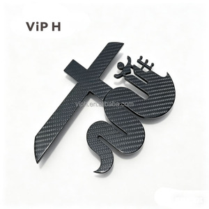 Paraurti Anteriore <span class=keywords><strong>Alfa</strong></span> <span class=keywords><strong>Romeo</strong></span> Giulia GTAm con <span class=keywords><strong>Logo</strong></span>, Facile Installazione, Kit Carrozzeria in Fibra di Carbonio - Finitura Nera Lucida, Miglioramento delle Prestazioni - Product Image 6