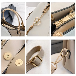 Versandfertig innerhalb von 48 Stunden Modischer Trend Kontrastfarben Damen Handtasche Junge Mädchen Umhängetasche Tägliche Schultertasche Bucket <span class=keywords><strong>Bag</strong></span> - Product Image 4