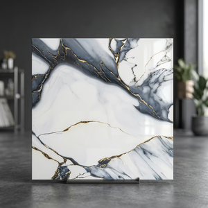 Carreaux de sol en céramique grès cérame gris mat 40x40cm modernes, imperméables, pour la décoration intérieure de salle de bain - Product Image 5