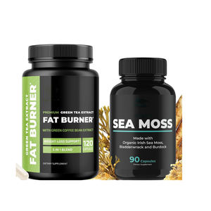 Lumut laut dan teh hijau pil penurun berat badan | Kapsul penguat metabolisme & dukungan duri penekan nafsu makan & dukungan imun - Product Image 1