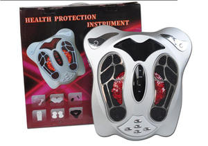 Masajeador de pies electromagnético de baja frecuencia, masaje tens para la circulación sanguínea con almohadillas de electrodos - Product Image 3