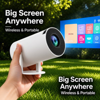 Mini projecteur intelligent WiFi 6 Hy300 Pro 720P avec haut-parleurs intégrés Android 11 Home Theater