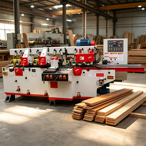 Dégauchisseuse industrielle quatre faces à moteur haute productivité pour le façonnage du bois - Product Image 3