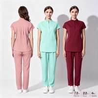 Uniforme Médico Jogger 42024LW, Uniforme Hospitalario Lavable para Personal Médico, Cofia Lavable para Salud y Sanidad