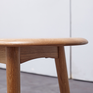 Oak Wood Dining Bench <b>Table</b> For Living Room Modern Minimalist Design - Product Image 3