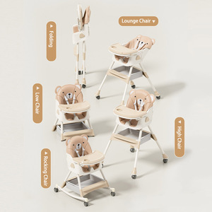 Chaise haute d'alimentation pour bébé, <span class=keywords><strong>pliable</strong></span>, légère, réglable, confortable, vente chaude - Product Image 6