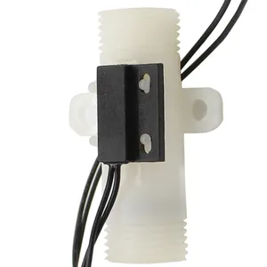 PP Plastic Material DN15 Liquid Flowing Controller Water Flow Detectors Control Switch For Environmental Water Treatment