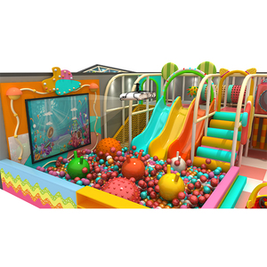 China Kids Interactive Big Slides Air Cannon Theme Indoor Amusement Playground Balls Commercial - Product Image 4
