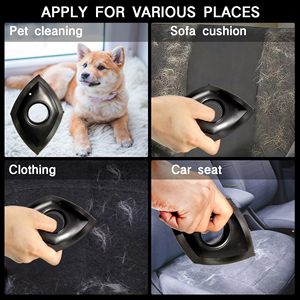 KingHon New Pet Hair Remover Comb Brush <b>Dog</b> Cat Hair Detailer Cleaning Tool Carpet <b>Sofa</b> Cloth Car Seat Rubber Reusable Pet Combs - Product Image 2
