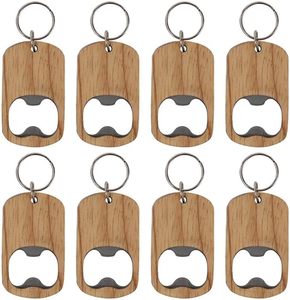 Arties - Suministros para manualidades DIY: Abrebotellas en blanco sin terminar para grabar, a granel, para recuerdos de bodas, fiestas de cumpleaños, regalos DIY y manualidades. - Product Image 1