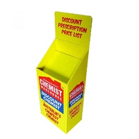 Présentoirs pliables en carton ondulé recyclé pour le commerce de détail, impression offset personnalisée