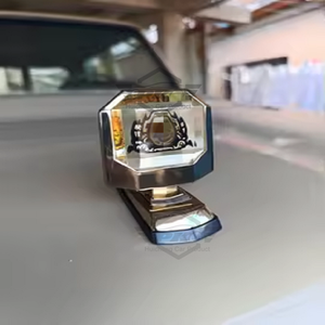 Nuevo Emblema Cromado Dorado para Capó Delantero de Coche OEM para Toyota LC 4500 4700 Land Cruiser Fj62 60 Series HJ60 <span class=keywords><strong>HJ61</strong></span> de 1988-1990 - Product Image 1