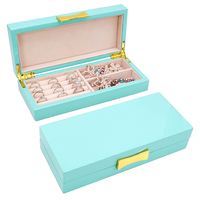 Personnalisé Cadeau En Bois D'emballage De Bijoux En Gros Haute Brillance Laqué En Bois Boîte à Bijoux