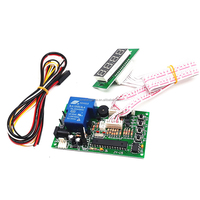JY-15B Minuteur Sélecteur de Pièces Monnayeur 12V avec Carte d'Adaptation d'Alimentation, Dispositif de Contrôle du Temps Multi-Pièces pour Machines à Laver, Distributeurs Automatiques et Jeux d'Arcade