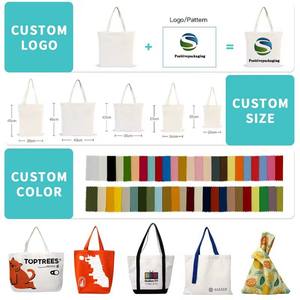 <span class=keywords><strong>Promo</strong></span> Econo Plain Bags Zwart Aanpasbaar 100% Biologisch Luxe Beige Katoenen Tote Bag Opdruk Katoenen Tote Bag - Product Image 2