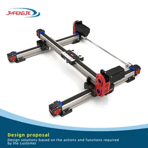 100-4000mm kunden spezifische Struktur XYZ mehrachsiger CNC-Riemen Linear Motion Module