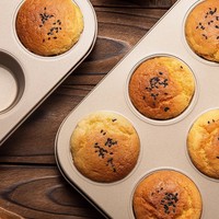 Professionelle Küchenutensilien Antihaft-Vielseitige Kohlenstoffstahl-Muffin-Cupcake-Backformen für Gewerbliche Bäckereien