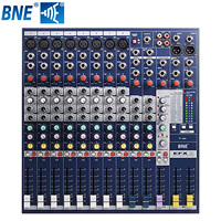 Console de mixage audio professionnelle EFX8 à 8 canaux, contrôleur DJ EFX12/EFX16, console de mixage avec processeur DSP 32 bits 48V pour scène