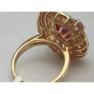 Nouvelle bague de luxe MALTI SHAPHIRE, RUBIS, en argent sterling 925, cadeau, fête, mariage, fiançailles, cérémonies religieuses, événements - Product Image 2