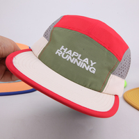 Gorra Deportiva Impermeable con Orificios Cortados a Láser, Logotipo Personalizado, Gorra de Poliéster de Alto Rendimiento, Gorra de 5 Paneles para Golf y Campamento