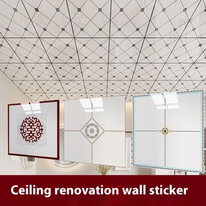 <span class=keywords><strong>3D</strong></span> adesivos de parede auto-adesivos para o telhado sombreamento teto suspenso impermeável Wallpaper teto decoração Wallpaper - Product Image 4
