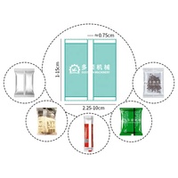 Machine d'emballage automatique de sachets de sucre, de café et de poudre de thé DZD-220B