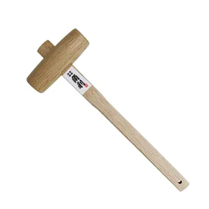 Japanese wooden mallet woodworking tools hammer with soft hand feeling